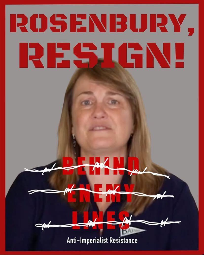 Rosenbury, Resign! – Behind Enemy Lines