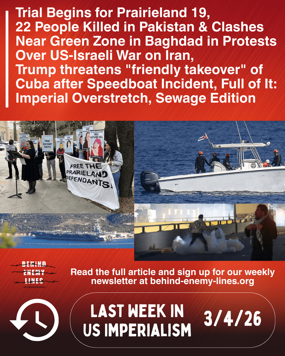 Last Week in US Imperialism –&nbsp;3/4/26
