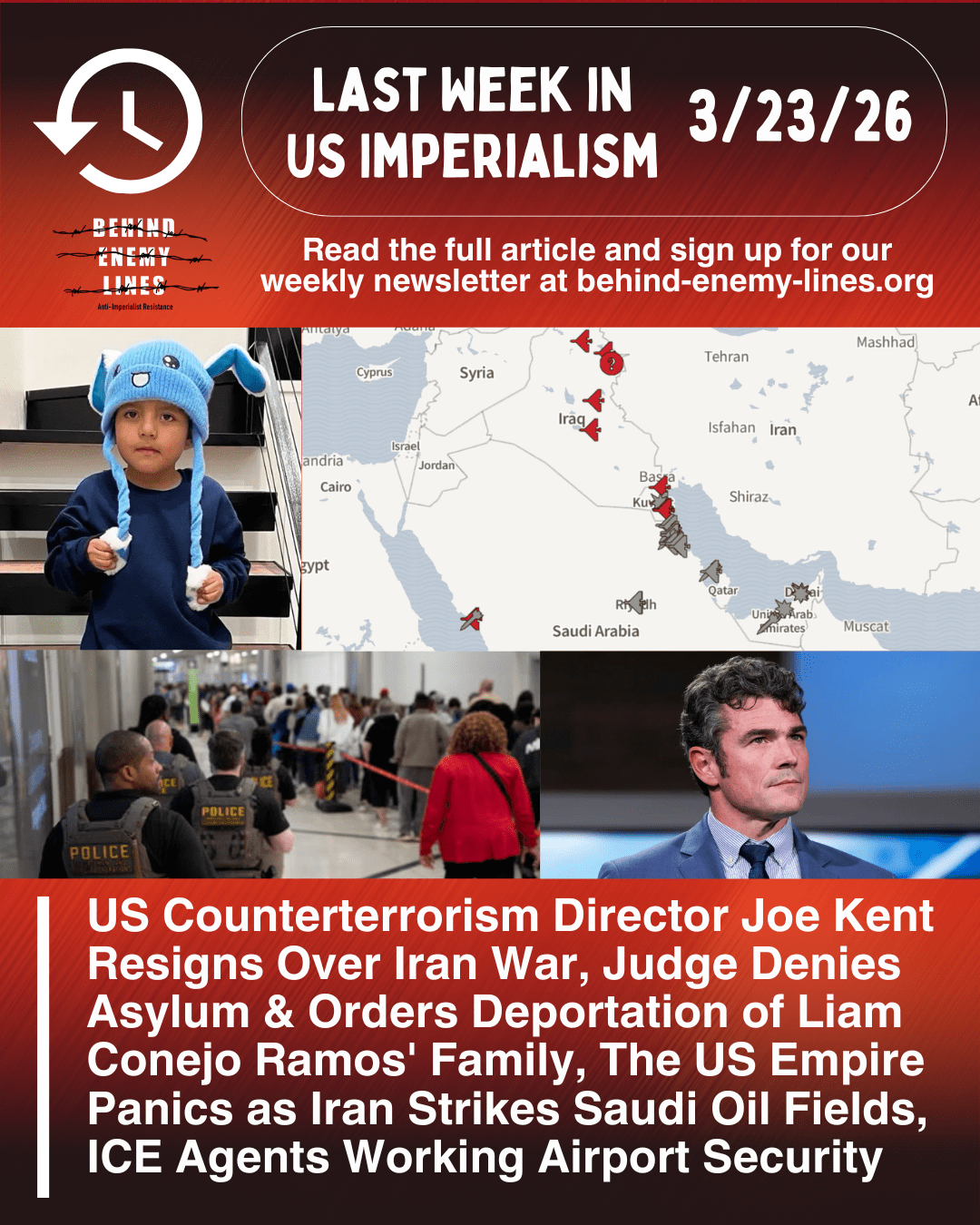 Last Week in US Imperialism –&nbsp;3/23/26