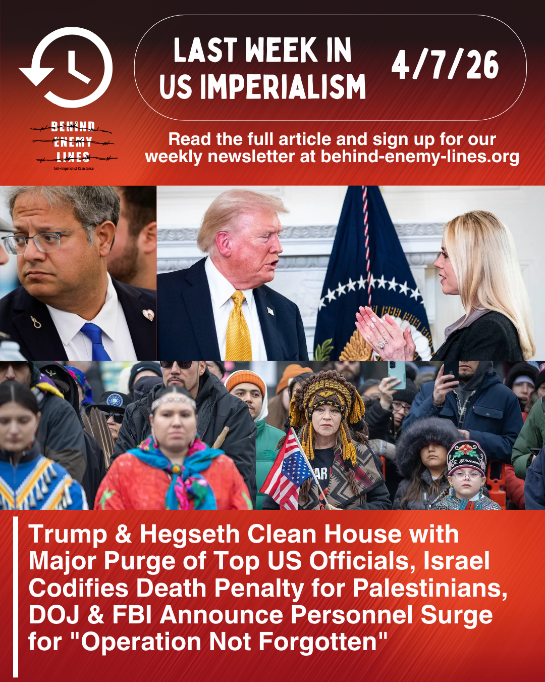 Last Week in US Imperialism –&nbsp;4/7/26