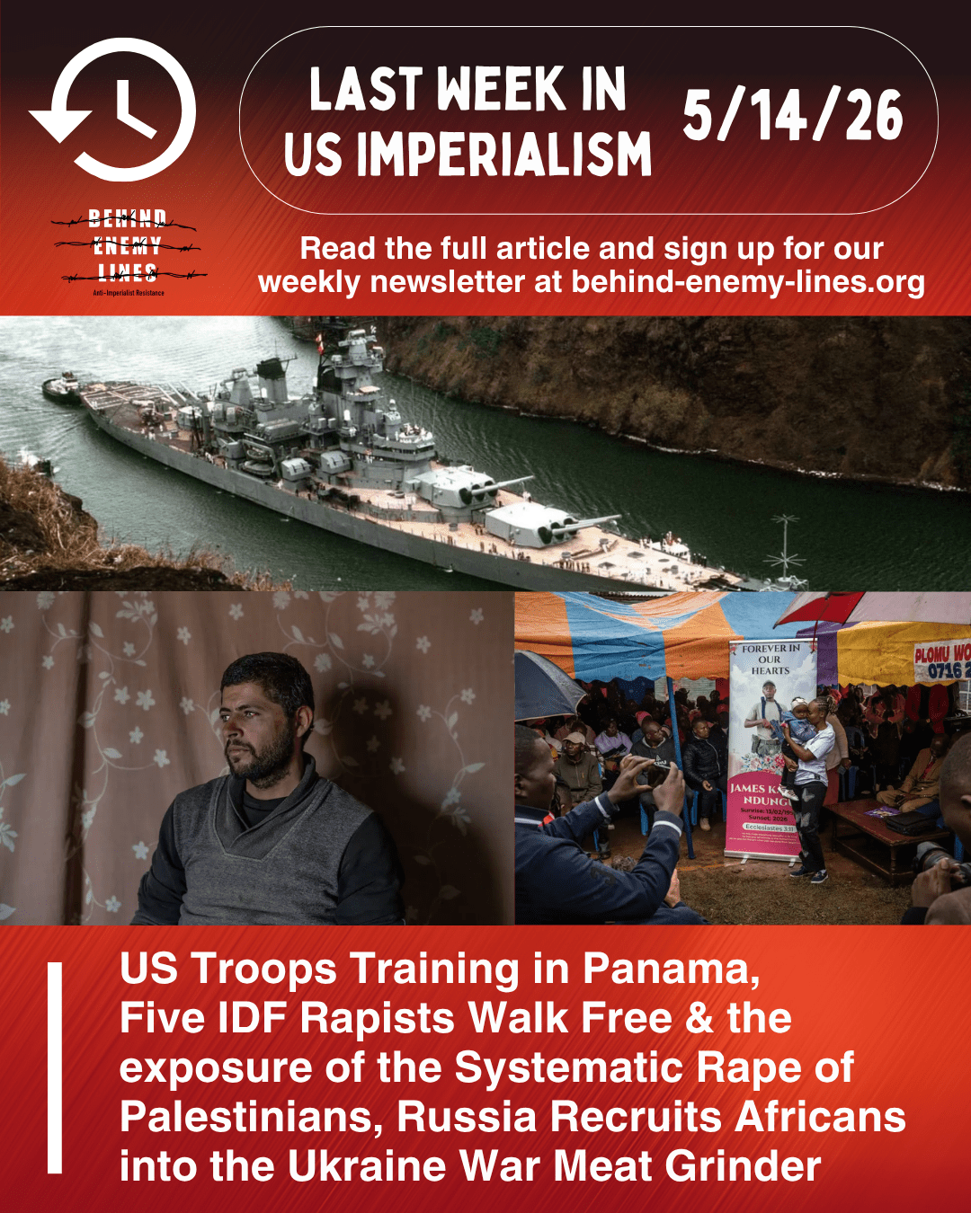 Last Week in US Imperialism –&nbsp;5/14/26