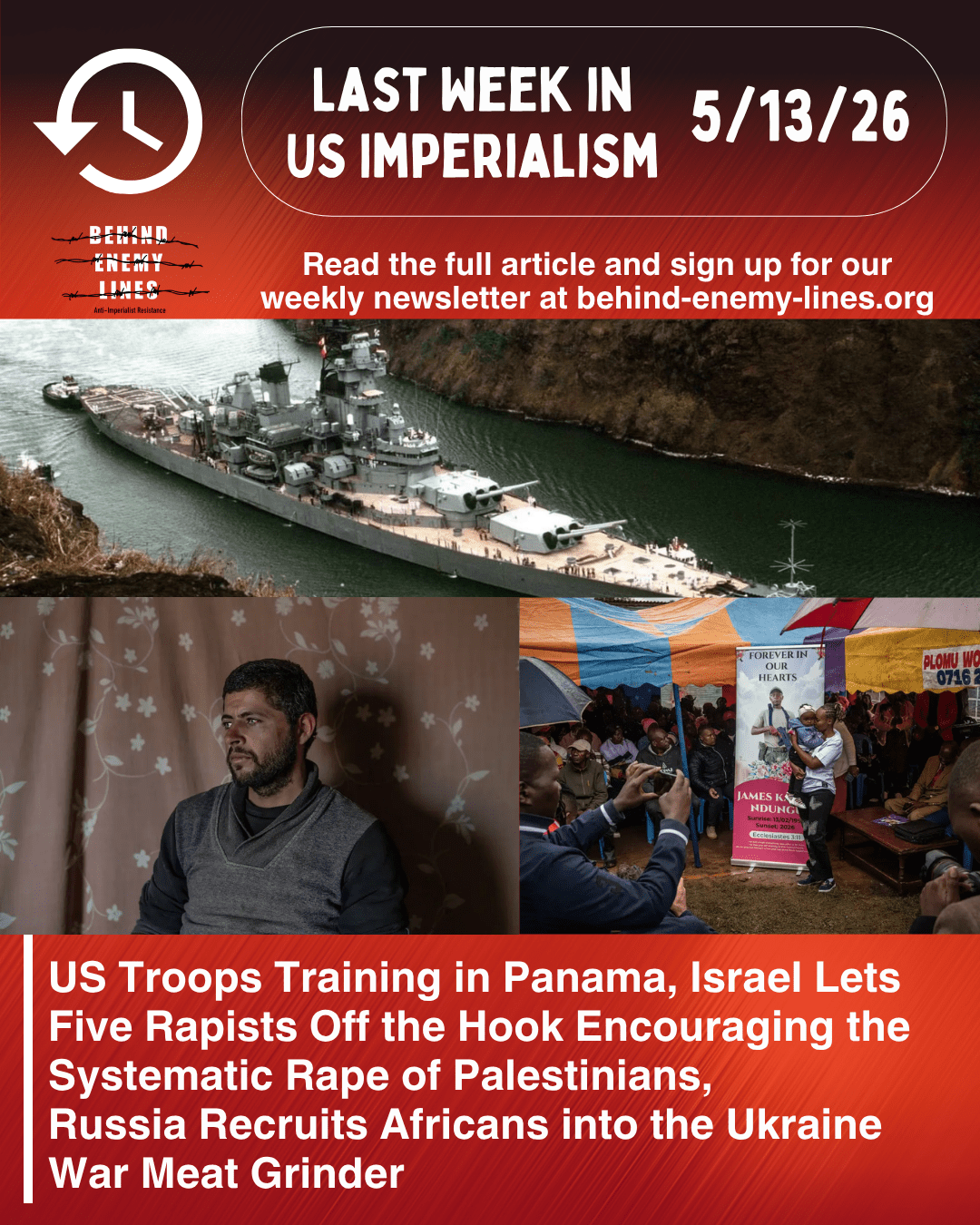 Last Week in US Imperialism –&nbsp;5/13/26