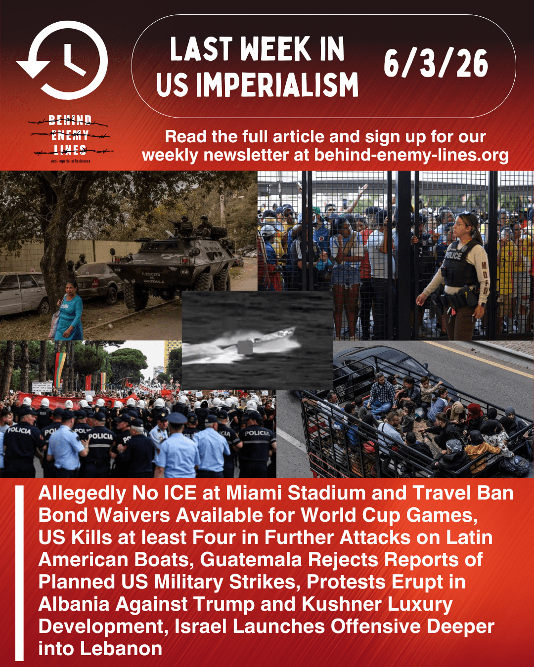 Last Week in US Imperialism –&nbsp;6/3/26